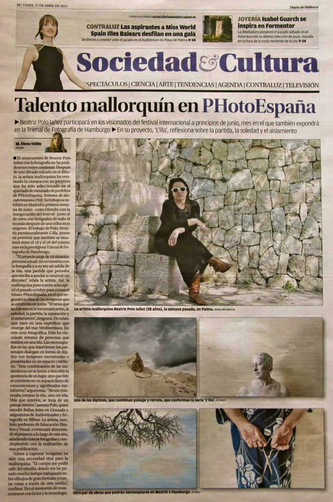 2015_Interview_with_Elena_Valles_for_the_Diario_de_Mallorca